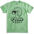 thumbnail image 1 of Poodle Dad T-shirt, Unisex Men's Shirt, Standard Poodle Owner, Best Dog Dad Gift, Heather Apple Green, Medium, 1 of 6