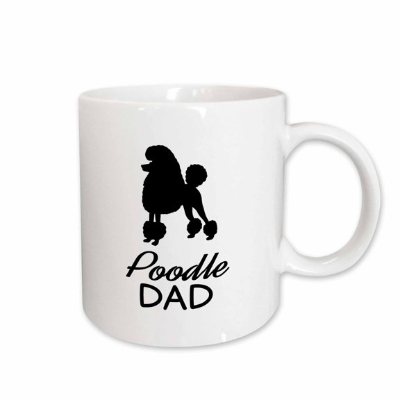 3drose, Poodle Dog Dad, 15oz Mug