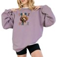 thumbnail image 1 of Poodle Dog Mama Sweatshirt Women Fur Mom Gifts Pet Lover Long Sleeve Graphic Shirts Top, 1 of 4