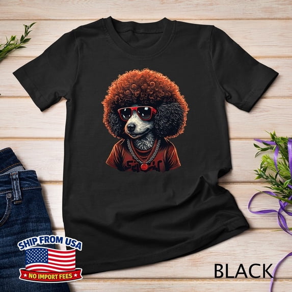 Podle Mini Poodle Dog Miniature Poodle Toy Poodle Retro Sunset Funny Unisex T ...