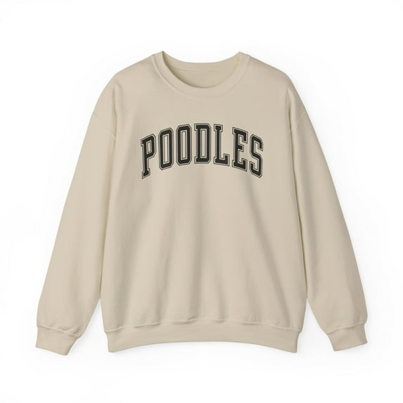 Poodle Dog Mom Mama Mothers Day Sweatshirt Gift Crew Neck Shirt Long Sleeve