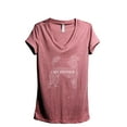 thumbnail image 1 of Poodle Dog Word Cloud Women's Fashion Relaxed V-Neck T-Shirt Tee Heather Rouge Large, 1 of 3