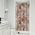 thumbnail image 1 of Poodle Dog and Flower Floral Shower Curtain 36"x72" ,Bathroom Decorative Shower Curtains Set with 12 Hooks,Modern Waterproof Washable Shower Curtain, 1 of 6