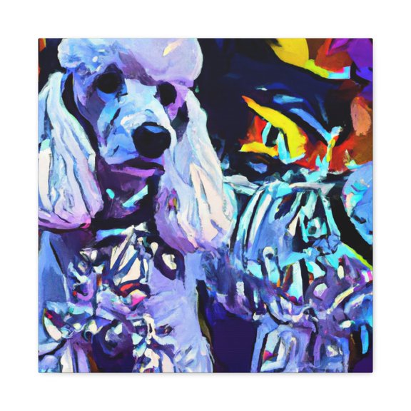 "Poodle Dream Scape" - Canvas