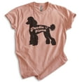 thumbnail image 1 of Poodle Mama T-shirt, Unisex Women's Shirt, Standard Poodle Owner, Best Dog Mama Gift, Heather Sunset, Medium, 1 of 6