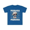 thumbnail image 1 of Poodle 'Merica Patriotic T-Shirt Cute White Poodle 4th of July Dog Shirt, 1 of 2