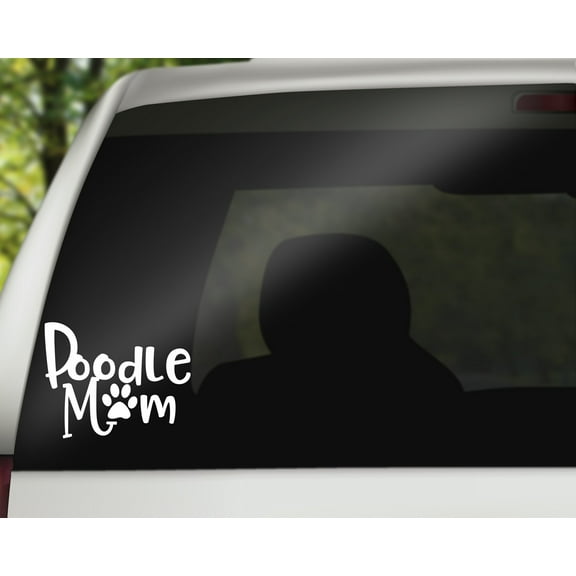 Poodle Mom Decal