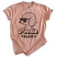 thumbnail image 1 of Poodle Mom T-shirt, Unisex Women's Shirt, Standard Poodle Owner, Best Dog Mom Gift, Heather Sunset, X-Large, 1 of 6