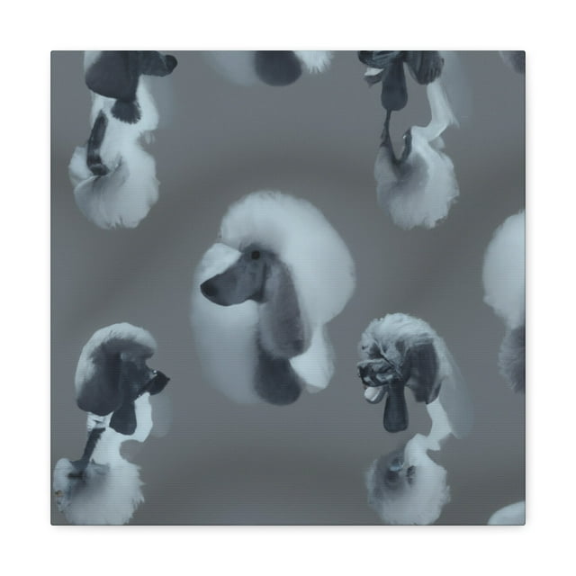 Poodle Perfection Portrait - Canvas