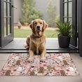 thumbnail image 1 of Poodle and Pioneer Flower Door Rugs,Washable Non Slip Door Mats Indoor,Decorative Door Mats,Entry Mat Indoor for Entrance,Bedroom,Kitchen,Bathroom,20"x32", 1 of 6