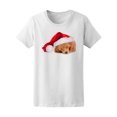 thumbnail image 1 of Poodle Puppy Sleeping Christmas T-Shirt Men -Image by Shutterstock, Male XX-Large, 1 of 4