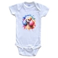 thumbnail image 1 of Poodle Rainbow Watercolor Portrait Dog Lover Baby Bodysuit - Poodle Baby Gift, 6-9 months white, 1 of 4