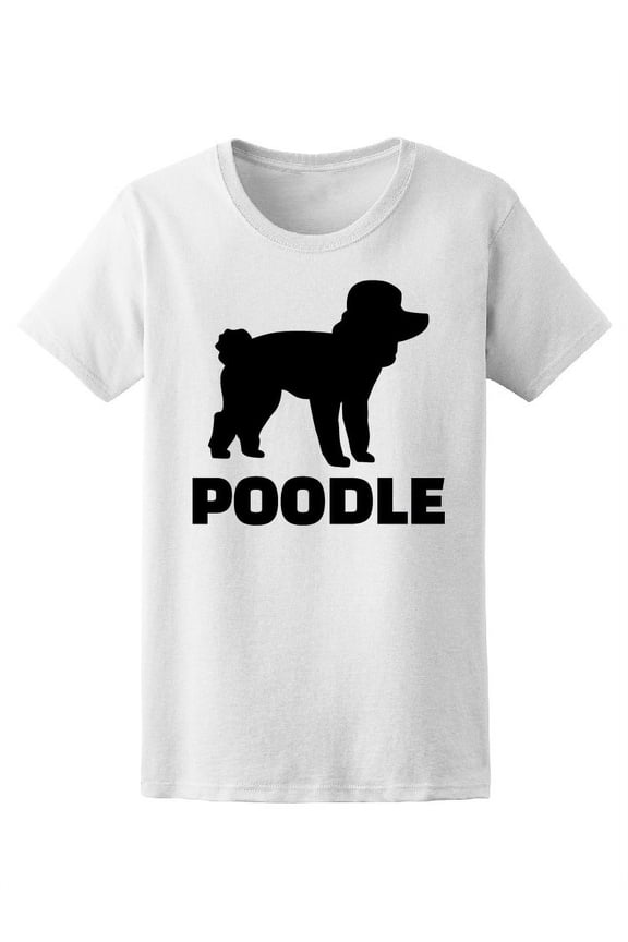 Poodle Silhouette Tee Women's -Image by Shutterstock