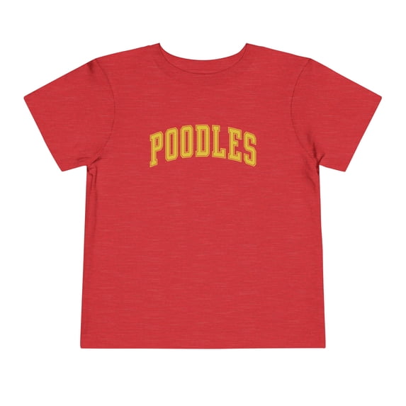 Poodle Toddler Shirt Gifts Boy Girl Size 2T-5T
