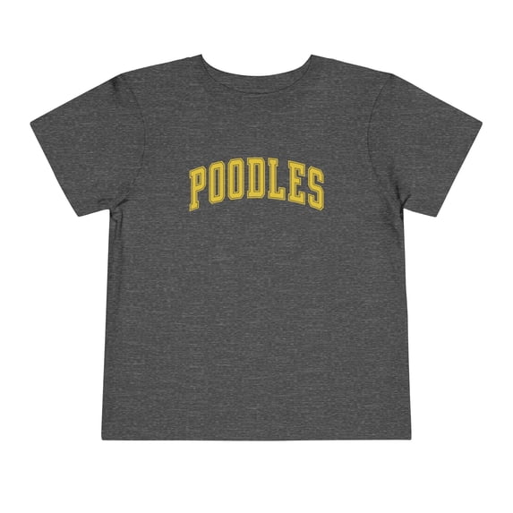 Poodle Toddler Shirt Gifts Boy Girl Size 2T-5T