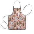 thumbnail image 1 of Poodle and Pioneer Flower Kids Aprons for Girls and Boys,Adjustable Neck Strap Toddler Aprons for Kids Cooking Baking, 1 of 7