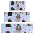 thumbnail image 1 of Poodles Kitchen Rugs Sets Of 3,Kitchen Runner Rugs Non Skid Washable,Decorative Kitchen Floor Mats for Kitchen,Sink,Laundry,17"x30"+ 17"x47" + 17"x59", 1 of 6