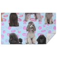thumbnail image 1 of Poodles Rectangle Tablecloth 60"x102",Waterproof Polyester Rectangle Table Cloth, Wipeable Spillproof Polyester Tablecloth for Dining, Camping, Indoor and Outdoor, 1 of 6