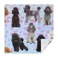 thumbnail image 1 of Poodles Square Tablecloth,Waterproof Square Table Cover,Wipeable Spillproof Washable Table Cover for Home Kitchen Party Decor 52"x52"(132x132cm), 1 of 6