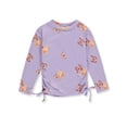 thumbnail image 1 of Poof Girl Girls' Shimmer Butterfly L/S T-Shirt - lavender, 2t (Toddler), 1 of 4