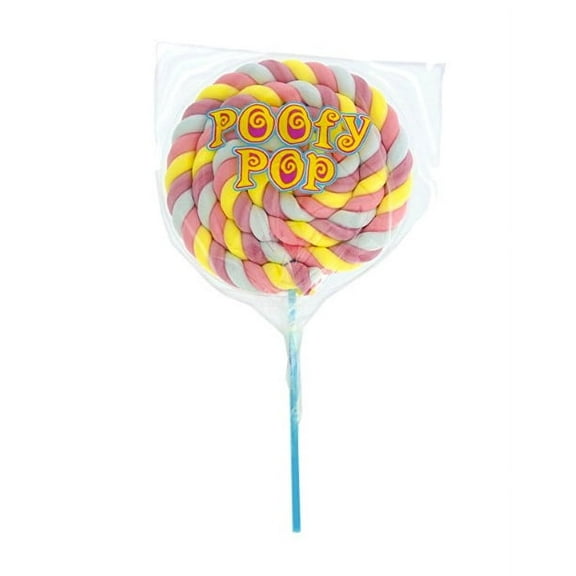 Poofy Pops Strawberry Marshmallow Lollipop Candy, 2.5 Ounce - 3 Pops