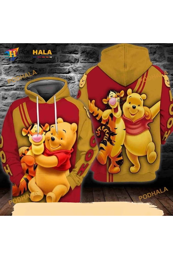 Pooh And Tigger 3D Hoodie