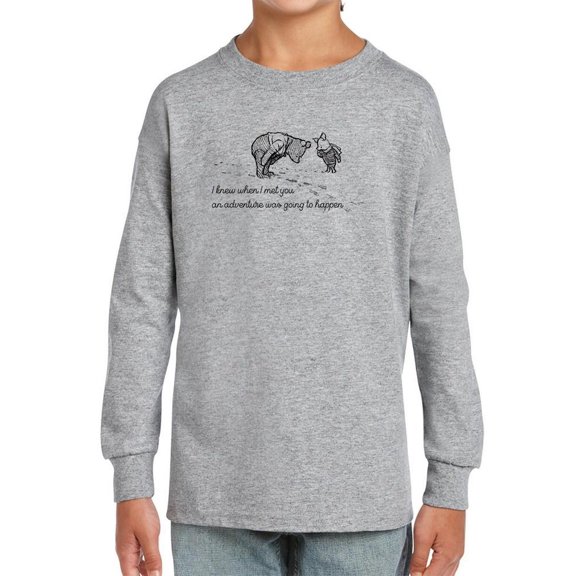 Pooh Bear Adventure Long Sleeve Toddler -Smartprints Designs,  4 Toddler