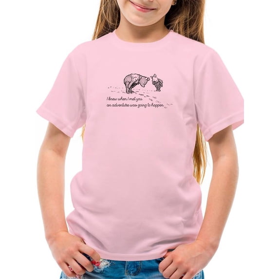 Pooh Bear Adventure T-Shirt Juniors -Smartprints Designs, x-Large
