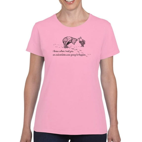 Pooh Bear Adventure T-Shirt Women -Smartprints Designs, Female 4X-Large