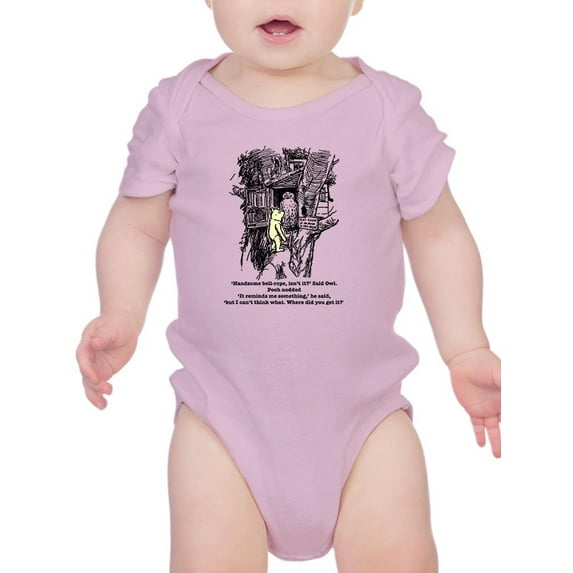 Pooh Bear And Owl Bodysuit Infant -Smartprints Designs, 6 Months