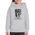 thumbnail image 1 of Pooh Bear And Owl Hoodie Juniors -Smartprints Designs,  Small, 1 of 4