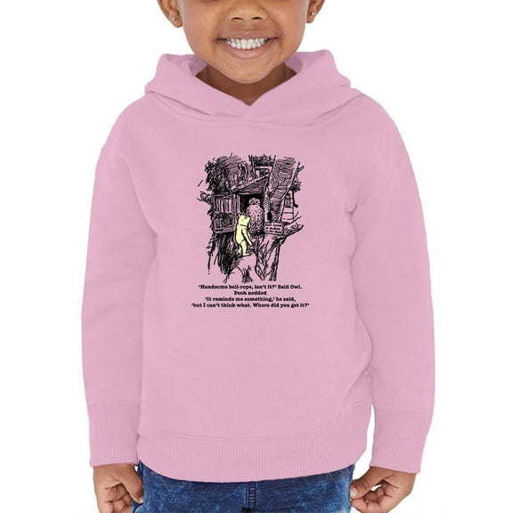 Pooh Bear And Owl Hoodie Toddler -Smartprints Designs,  5 Toddler