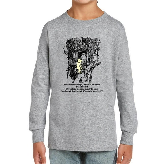 Pooh Bear And Owl Long Sleeve Toddler -Smartprints Designs, 3 Toddler