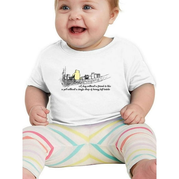 Pooh Bear Friend Quote T-Shirt Infant -Smartprints Designs, 12 Months