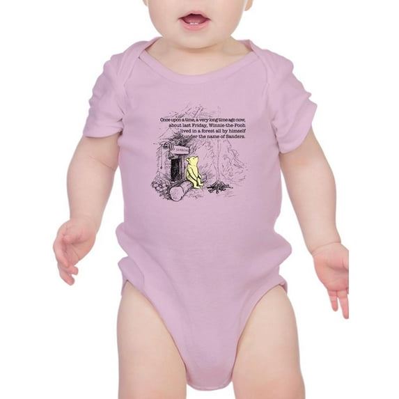 Pooh Bear Once Upon A Time Bodysuit Infant -Smartprints Designs, 18 Months