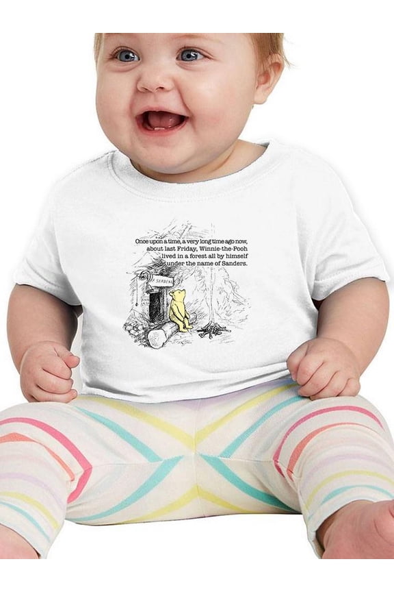 Pooh Bear Once Upon A Time T-Shirt Infant -Smartprints Designs,  6 Months