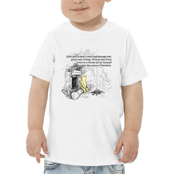 Pooh Bear Once Upon A Time T-Shirt Toddler -Smartprints Designs,  2 Toddler