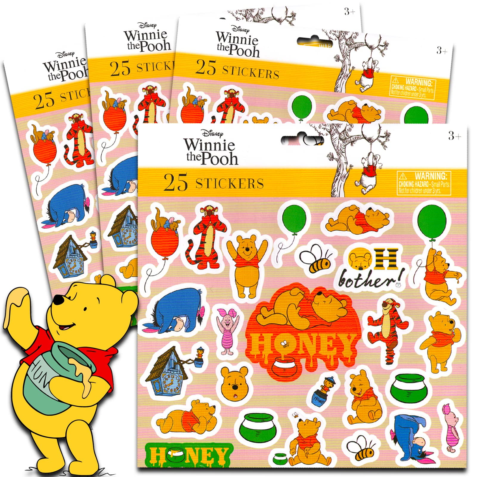 25 Winnie The Pooh Adventure Stickers, 2.5 X Each - Yahoo Shopping