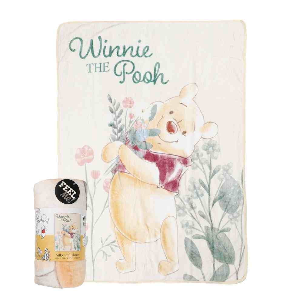 Pooh My Flowers Silk Touch Sherpa Throw Blanket Walmart Business