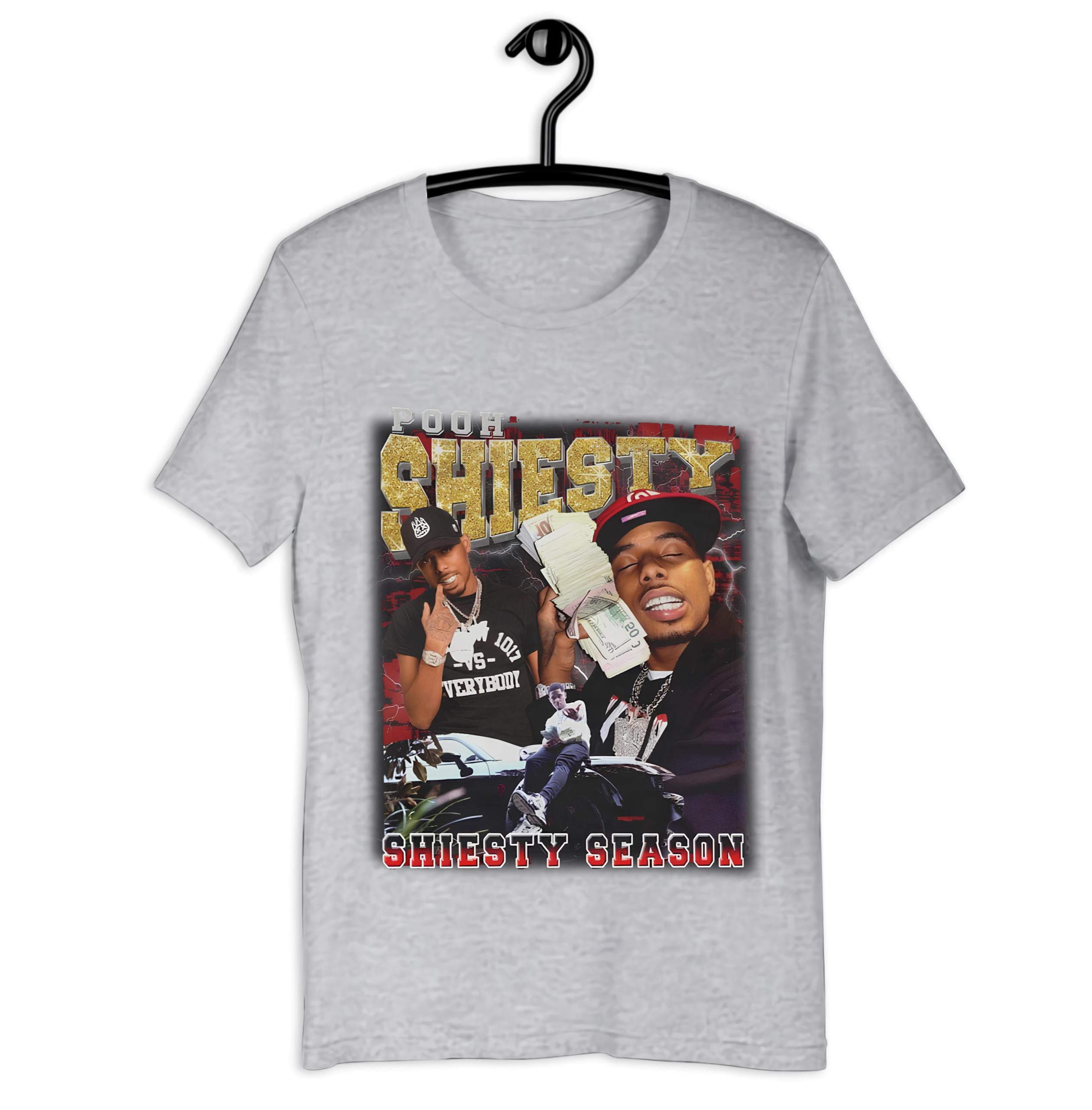 Pooh Shiesty Graphic T-shirt Rapper Rap - Walmart.com