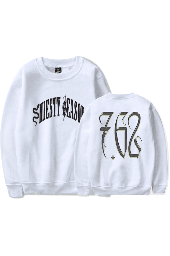 Pooh Shiesty Merch Crewneck Hooded Long Sleeve Winter Classic Print Sweatshirt Pullover Hoodie Top Unisex