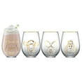 thumbnail image 1 of Pooh Spirits Hero Faces Gold Outline, set of 4 (19oz), 1 of 1