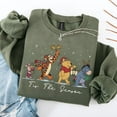 thumbnail image 1 of Pooh Tis the Season Christmas Sweatshirt Christmas Lights Pooh Shirt Cute Winnie The Pooh Winter Sweater, 1 of 5