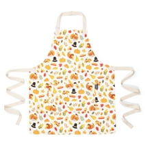 Pookie Home Thanksgiving Apron - Full Coverage Polycotton Large Pockets - Vibrant Apron - Water/Oil/Stain Resistant