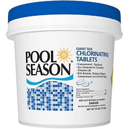 Pool 3" Chlorine - 25LB Bucket