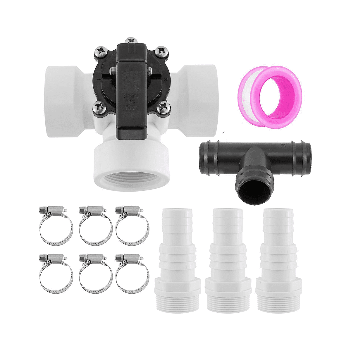 Pool 3Way Diverter Valve Kit 1.25Inch or 1.5Inch Female Universal