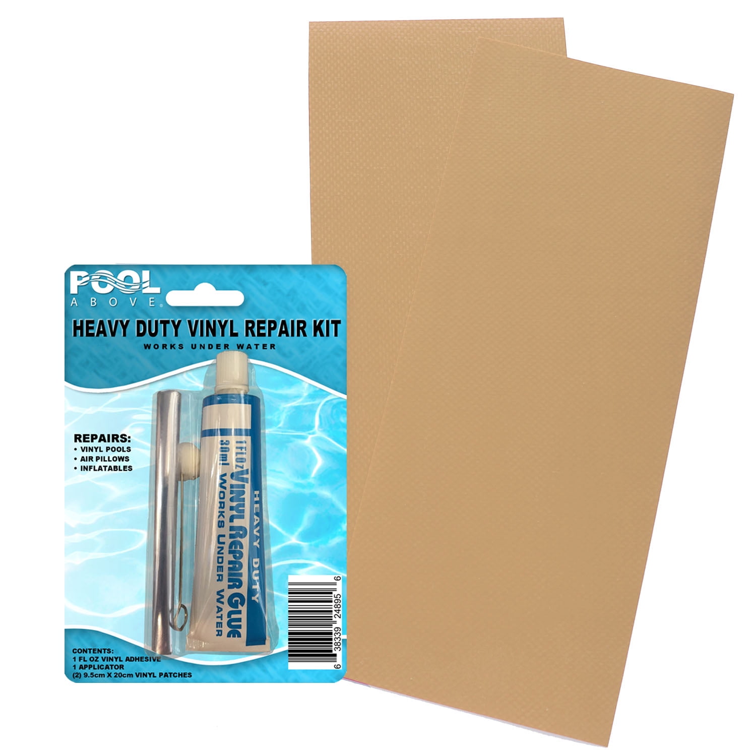 Pool Above Pool Above Heavy Duty Vinyl Repair Patch Kit for