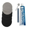 thumbnail image 1 of Pool Above Repair Kit for Comfort Plush Airbed | Vinyl Glue | Gray Vinyl Patches, 1 of 1