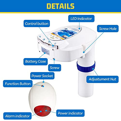 Pool Alarm Inground/Above Ground Immersion, Rechargeable Battery