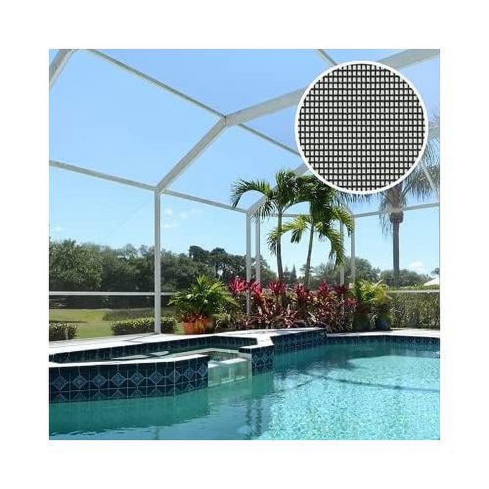 Pool And Patio Screen Mesh Roll 72 Inch X 25 Feet ExtraDurable